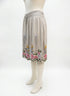 Anthropologie · Blue Tassel · Large · Beige Floral