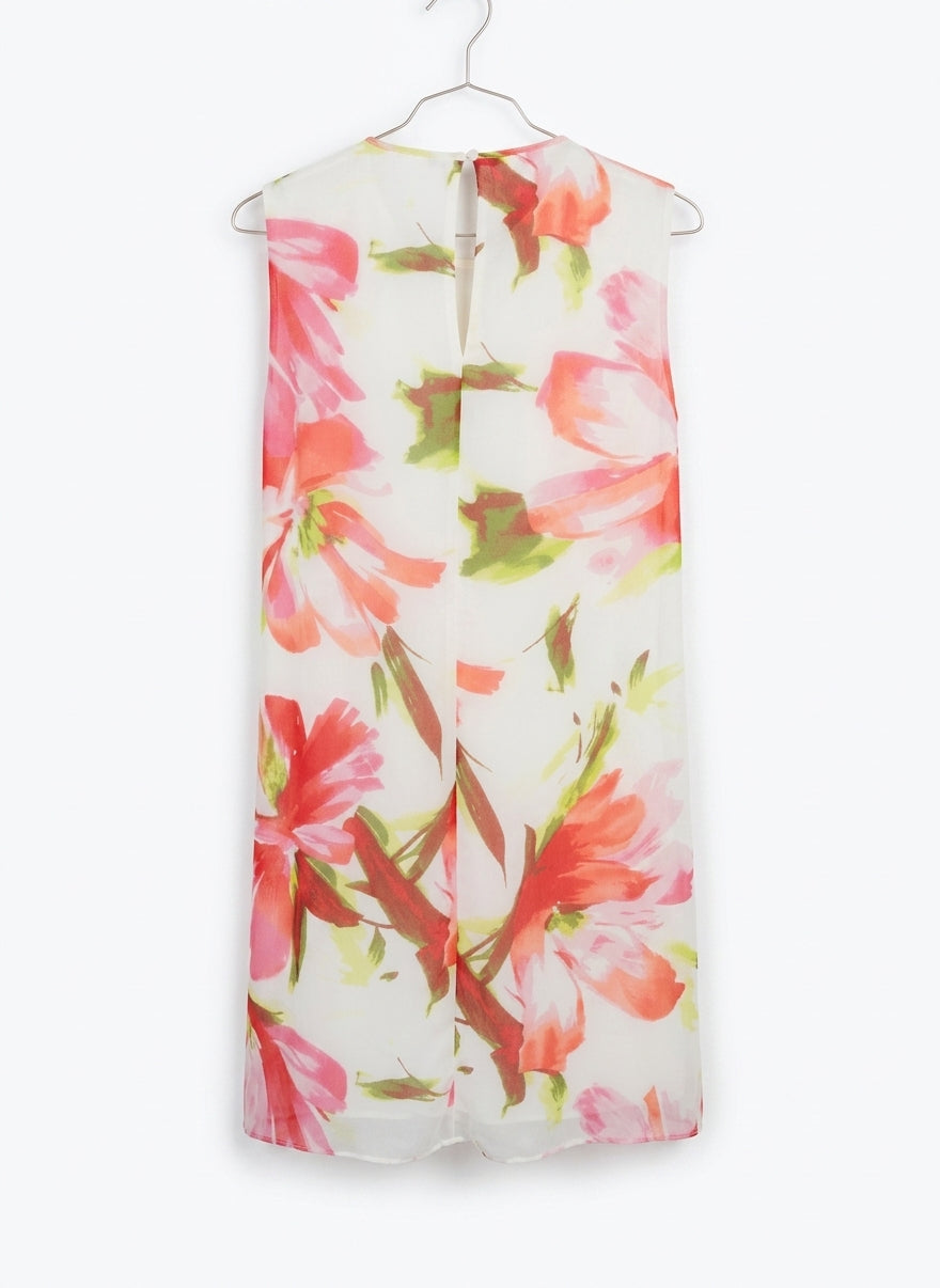 Jessica Howard · Dress · 18W · WhitePink Floral Print