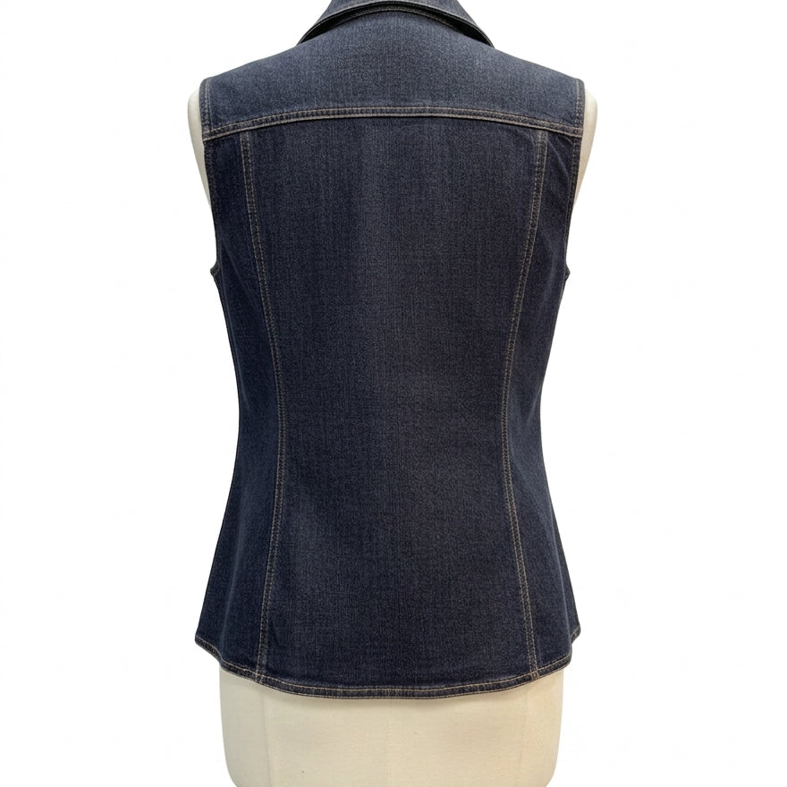 ADDITIONS by CHICO'S · Jean Vest · Medium · Denim