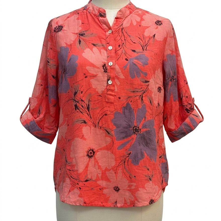 Linen Luv · PinkPurple Floral 1 · Small · PinkPurple Floral