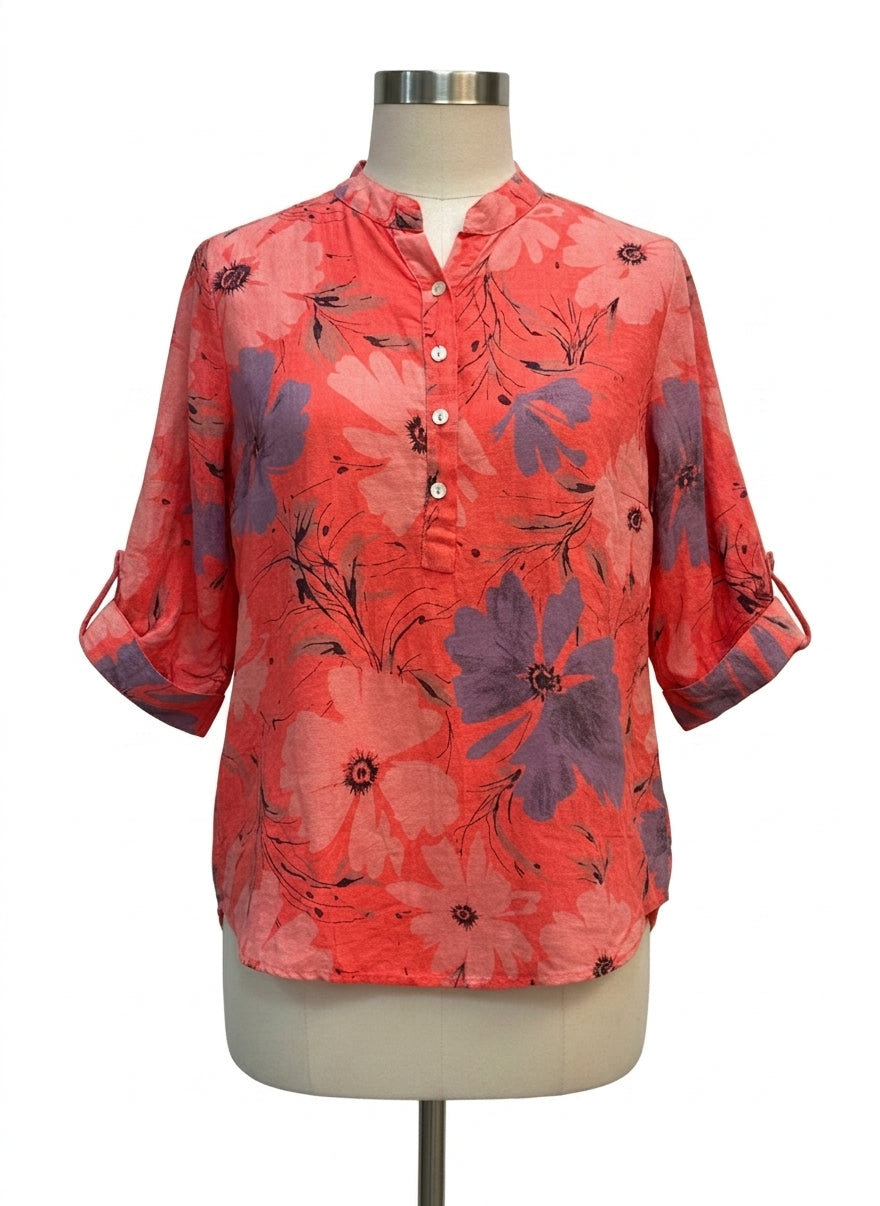 Linen Luv · PinkPurple Floral 1 · Small · PinkPurple Floral