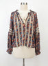 Sundance · Boho Chic Top · Large · RustCream