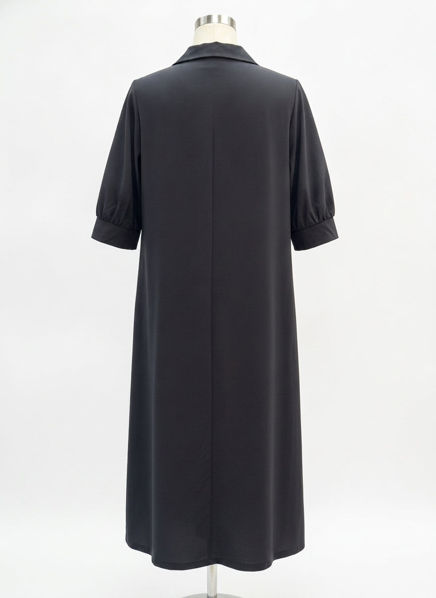 Jude Connally · Elbow Length Dress · Large · Black