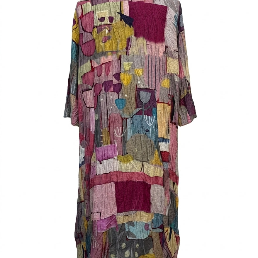 Shana · Dress · Medium · PinkBlue