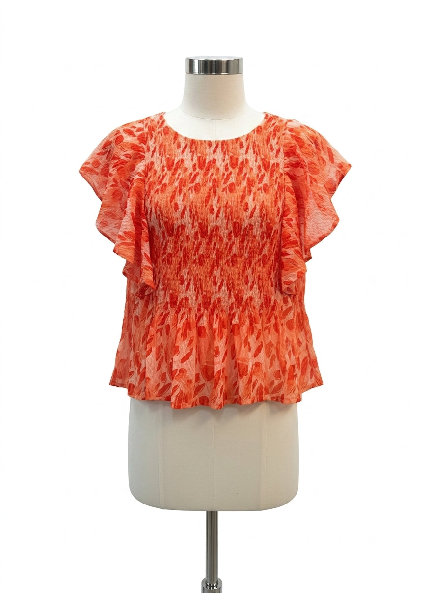 Blue Tassel · Smocked · Small · PoppyPink