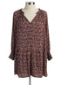 Velvet · 100% Viscose Dress w/ Smocked Detail · Medium · Multi