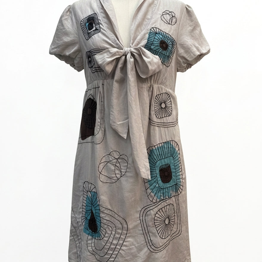 Anthropologie · Blue Tassel · XSmall · Beige