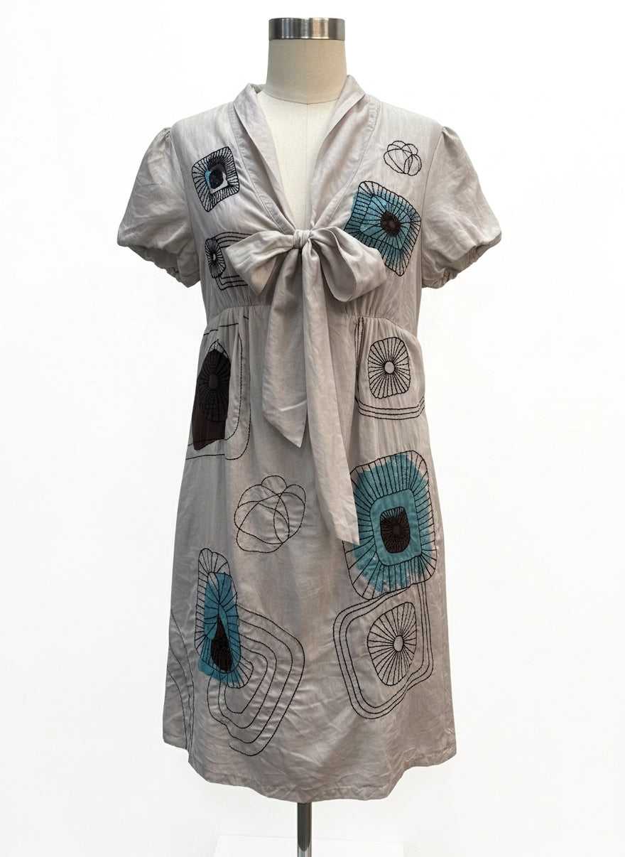 Anthropologie · Blue Tassel · XSmall · Beige