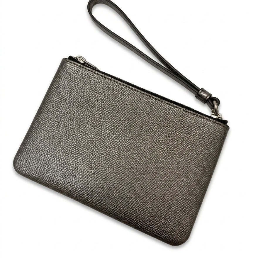 COACH · Zip Around Wristlet · Wristlet · Pewter