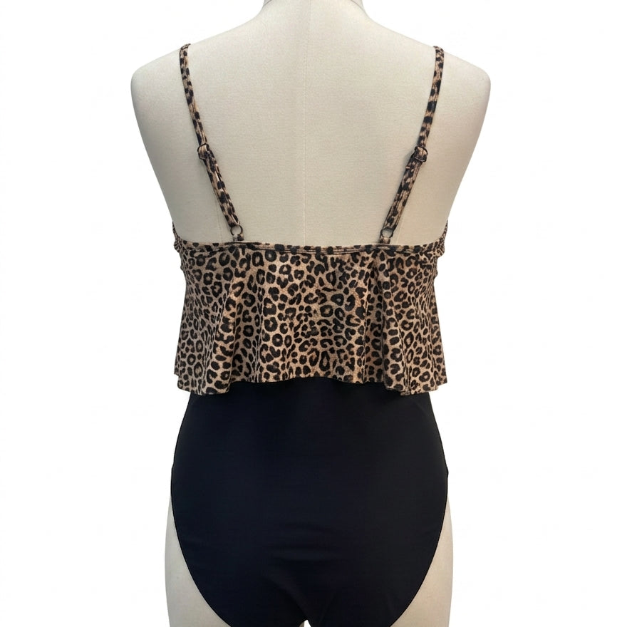 TCR · CQPGSK Swimsuit · 1X/2X · Cheetah
