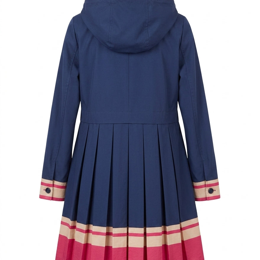 Chico's · RainCoat Sailboat pattern · Small · NavyPink