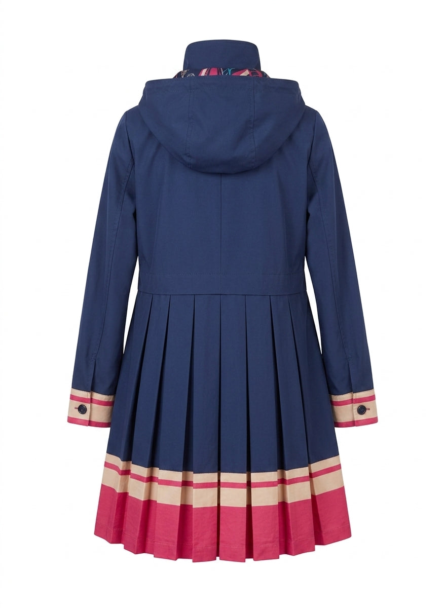 Chico's · RainCoat Sailboat pattern · Small · NavyPink