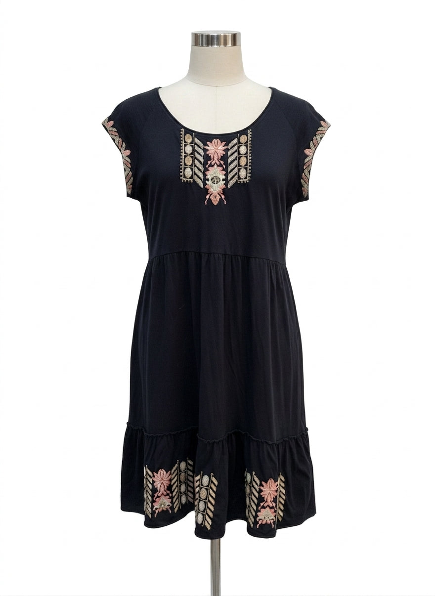Johnny Was · BlkMulti Embroidered · Medium · Black