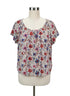 LOFT · Cap Sleeve Top · XLarge · Cream Floral