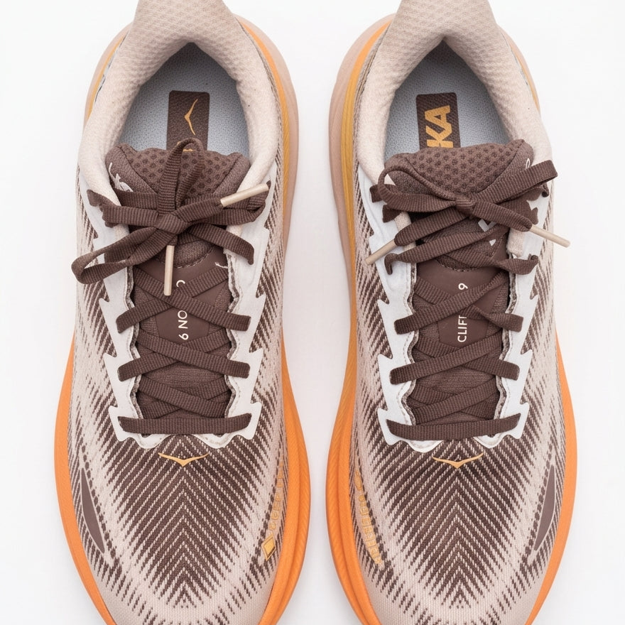 Hoka · Clifton 9 Hoka Running Shoe · 9 · PeachBrown