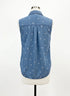 CaffeMarrakesh · Sleeveless Top · Medium · ChambrayWhite