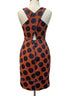 MaEve · Sleeveless Dress With Pockets!! Criss Cross Back · 2 · OrangeNavy