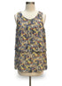 CABi · Positano Layered Tank · S/M · BlueYellow Floral