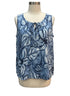 JonesNY · Linen Top · 2X · BlueNavy