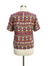J Peterman · Floral Lined Pattern · XLarge · GreenMulti