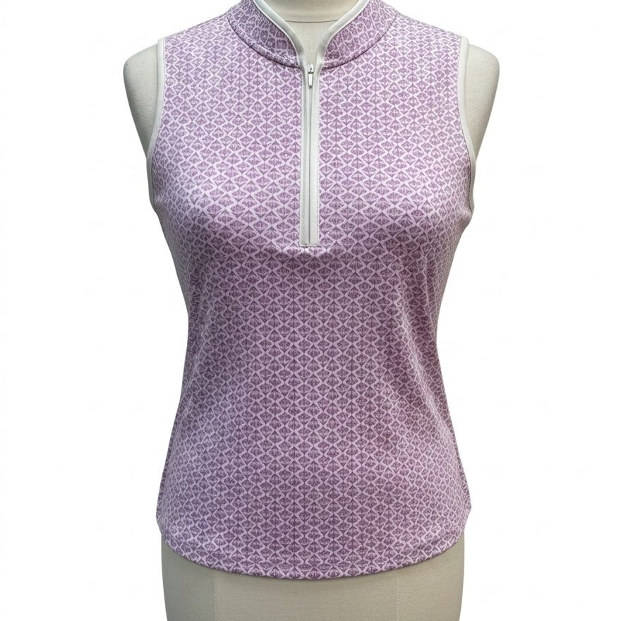 Sigrid Olsen · Golf top · Large · WhiteLilac