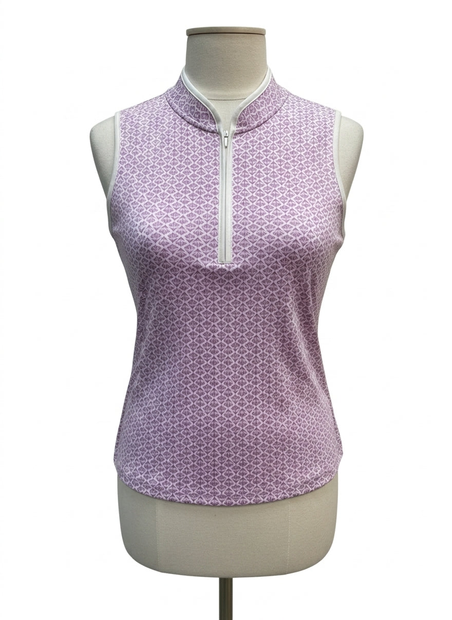 Sigrid Olsen · Golf top · Large · WhiteLilac