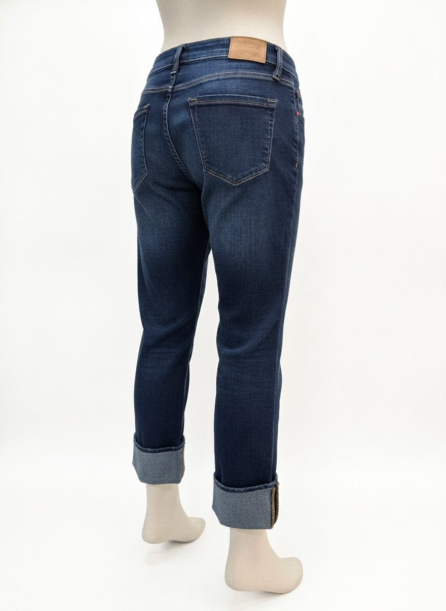 1822 · Taylor cuffed ankle · 6 · Dark Denim