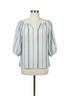 Talbots · Blouse · Small · AquaWhite
