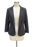 GNW · Polka-dot w/ ruched sleeves · Large · BlkWhite