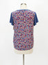 Talbots · ShortSleeve Top · Small · Blue, Pink Floral
