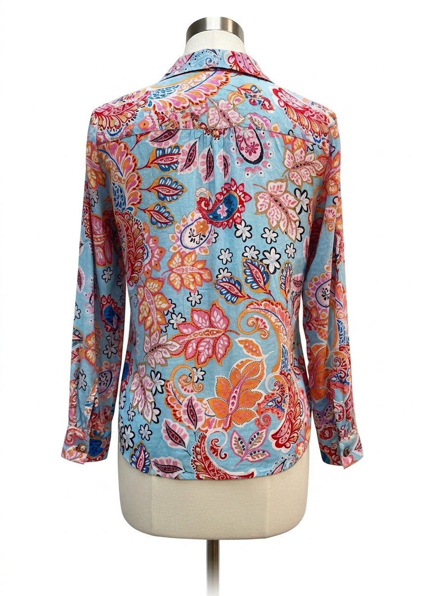 Talbots · Shirt · XL P · BlueMulti