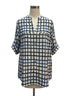 Calvin Klein · Tunic Top · XLarge · White, Navy, Blue, Black