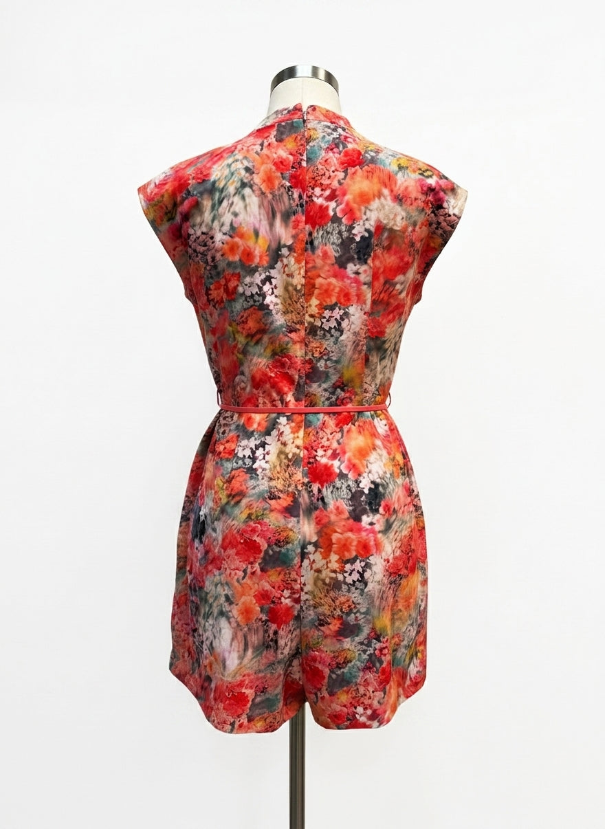 Athleta · ActiveRomper · Medium · Coral Floral