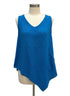 Oh My Gauze · Sleeveless Top · 1X/2X · Cerulean