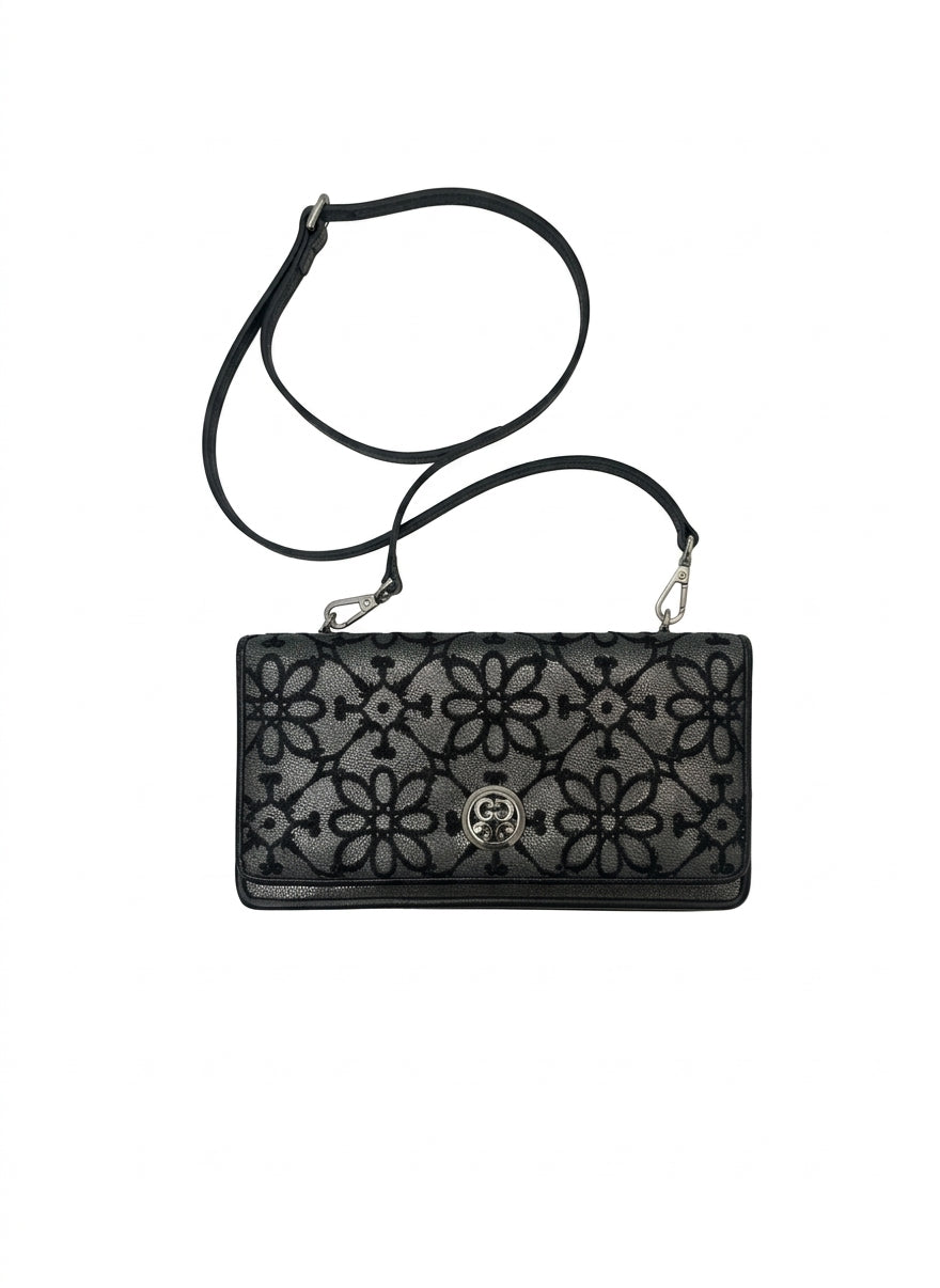 Brighton · Wallet · Crossbody · GrayBlk