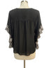 INC International Concepts · Boho Top · Medium · Black/White