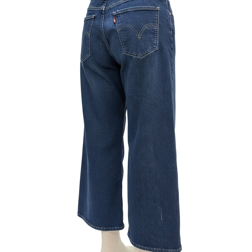 Levi's · High-Rise Wide Leg Jeans · 8 · Denim