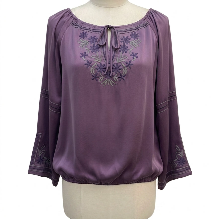 Anthropologie · Blue Tassel · XLarge · PurpGray