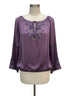 Anthropologie · Blue Tassel · XLarge · PurpGray