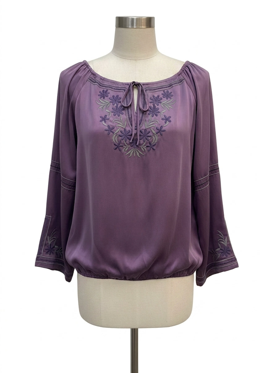 Anthropologie · Blue Tassel · XLarge · PurpGray