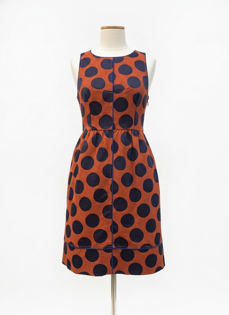 MaEve · Sleeveless Dress With Pockets!! Criss Cross Back · 2 · OrangeNavy