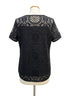 Sundance · Boho Chic Top · Medium · Black