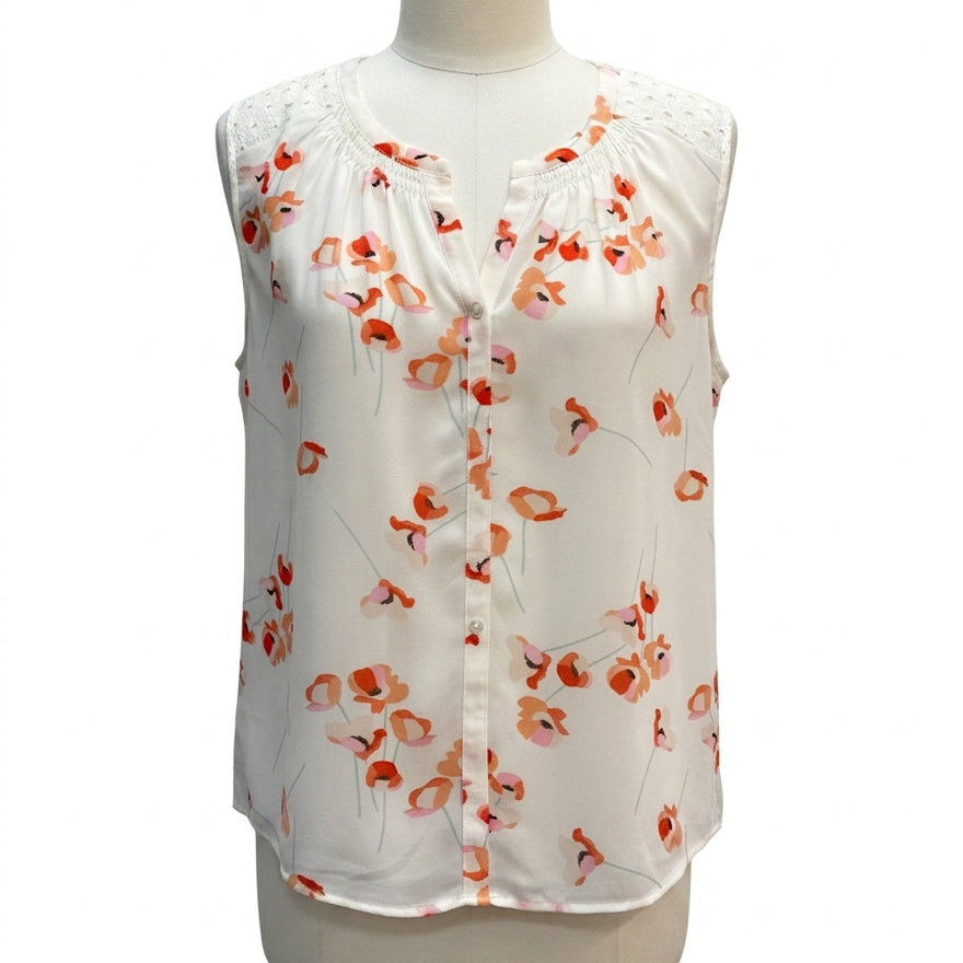 daniel rainn · Shortsleeve Top · XLarge · CreamCoral Floral