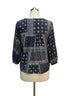 J. Jill · Bandana Pattern · Small · Navy/White