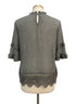 Anthropologie · Blue Tassel Celadon Lace Top · XSmall · Celadon