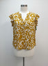 Cassee's · Flutter Sleeve Top · Small · DijonCream