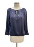 Anthropologie · Blue Tassel · Large · NavyGray
