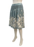 Anthropologie · Blue Tassel · 0 · SeaGreen Embroidered