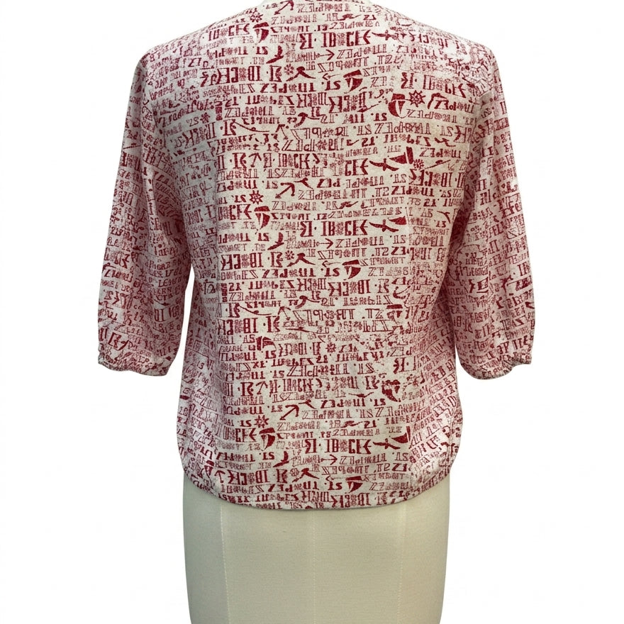 Hot Cotton · Shirt · XLarge · WhiteRed