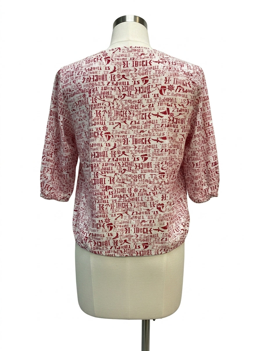 Hot Cotton · Shirt · XLarge · WhiteRed